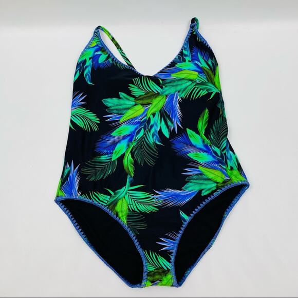 Salt & Cove Tropic Glow Embroidered Edge Swimsuit - Picture 3 of 10